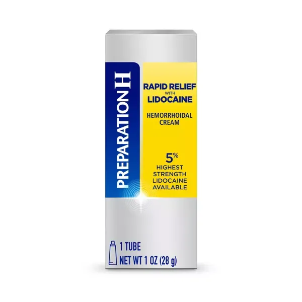 Photo 1 of Preparation H Rapid Relief Hemorrhoid Symptom Treatment Cream with Lidocaine - 1oz