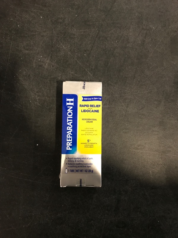 Photo 2 of Preparation H Rapid Relief Hemorrhoid Symptom Treatment Cream with Lidocaine - 1oz