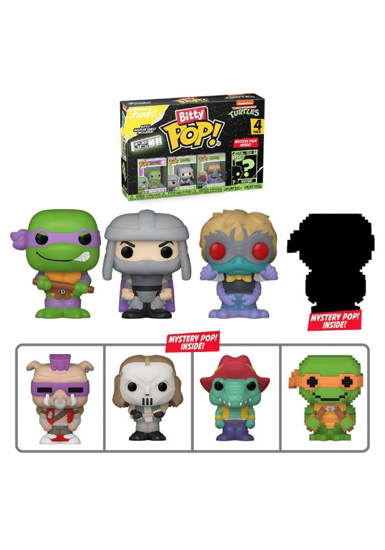 Photo 1 of Bitty Pop Teenage Mutant Ninja Turtles Donatello 4 Pack