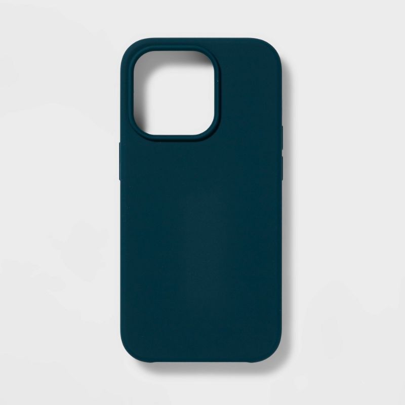 Photo 1 of Apple iPhone 14 Pro Silicone Case - Heyday™ Dark Teal