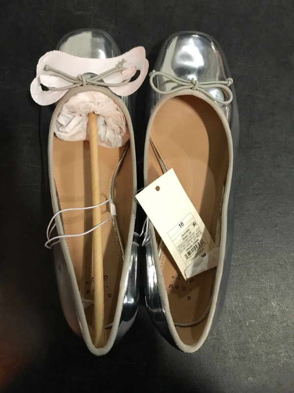 Photo 2 of Size 10 - Women's Joy Ballet Pumps - a New Day™ Silver