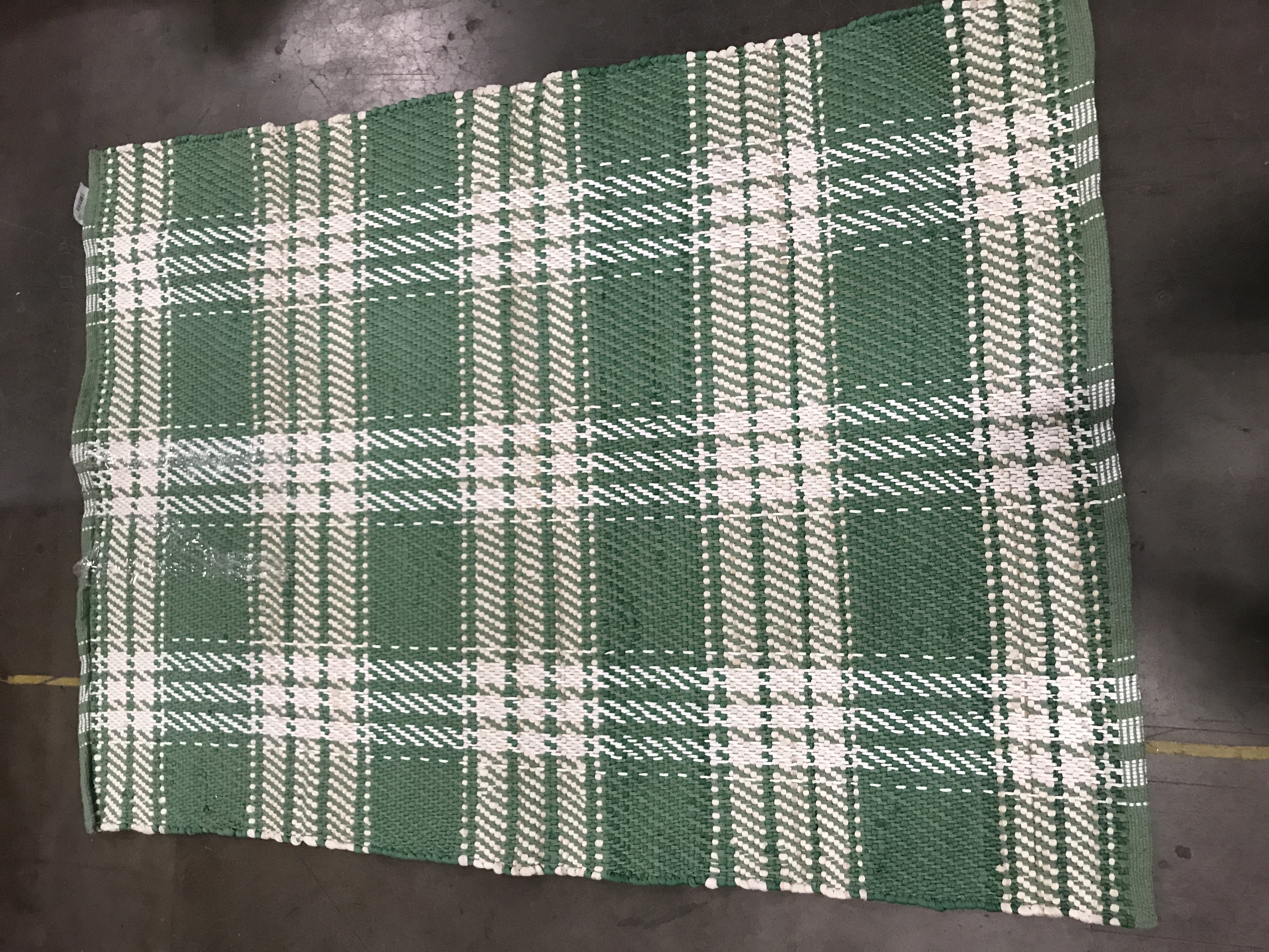 Photo 2 of 4'x5'6" Plaid Chindi Handwoven Area Rug - Room Essentials