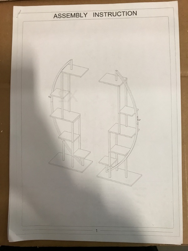 Photo 3 of Plant Stand Indoor with Grow Lights, 6 Tiered Tall Plant Shelf, 63" Metal Plant Stand for Indoor Plants Multiple, Half-Moon Plant Rack Display Shelf, 2 Pcs Plant Holder for Living Room, Patio