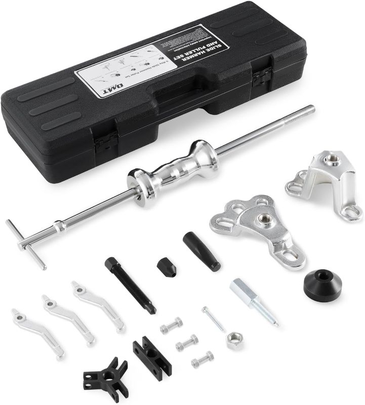 Photo 1 of Orion Motor Tech Slide Hammer, 9-Way Internal/External Slide Hammer Puller Set - Pulls Hubs, Rear Wheel Axle Shafts, Bearings, Bushings, Seals, Retainers