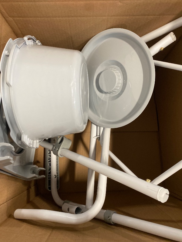Photo 1 of McKesson 3-in-1 Commode Chair, Raised Toilet Seat, Safety Frame, Folding Steel Frame - 7.5 Qt Bucket, 350 lbs Capacity, 4 Count