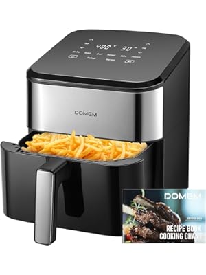 Photo 1 of 6.2 Qt 1500W Large-Capacity Air Fryer with Non-Stick Basket, 8-in-1 Multi-Function Air Fryer with Preset, Cooker for Healthy and Low-Oil Meals, Convenient Operation
