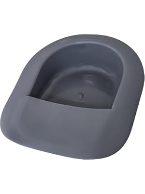 Photo 1 of Large Heavy Duty Fracture Bariatric Bedpan – Smooth Bed Pan – Portable & Easy to Clean - for Bed-Bound/Bedridden Patient for Women and Men - 17.75x16.25x5 Inches, 900 lb. Capacity
