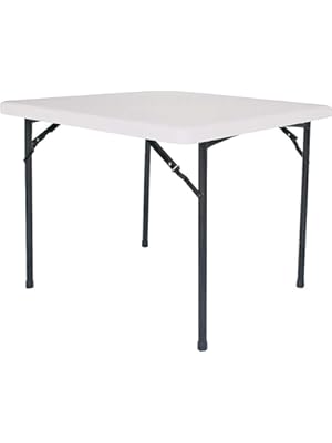 Photo 1 of 
HOMEBASIX Square Folding Table, 36-Inch