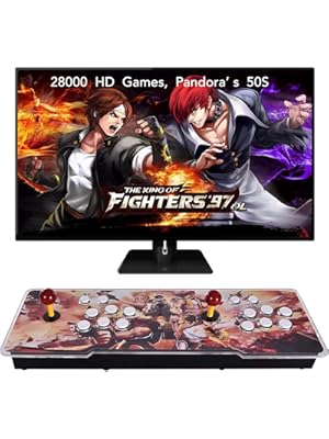 Photo 1 of FVBADE [30000 Games in 1] 70S Pandora Box Arcade Game Console for PC & Projector & TV ,3D Games 1-4 Players Double Joystick Favorite List Game Category Save/Search/Hide/Pause/Delete Games
