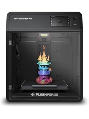 Photo 1 of FLASHFORGE Adventurer 5M Pro 3D Printer with 1 Click Auto Printing System, 600mm/s High-Speed, Quick Detachable 280°C Nozzle, Core XY All-Metal Structure, Multi-Functional 220x220x220mm 3D Printer
