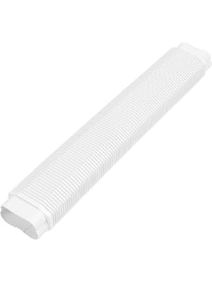 Photo 1 of Flexible Straight Duct Line Set Cover 435 Decorative PVC Mini Split Line Cover Kit for Outdoor Air Condition Copper Tube White
