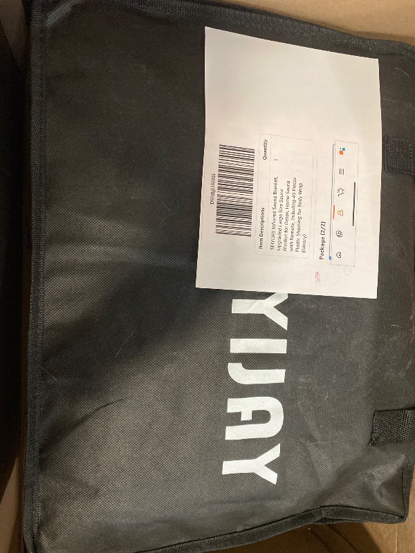 Photo 1 of YAVIL carry bag for pack and play tent blackout tent, black, medium, carry bag