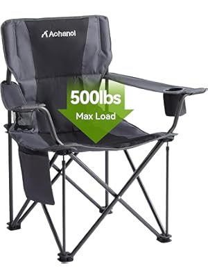 Photo 1 of Oversize Camping Chairs (Black-3, 1PC)
