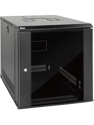 Photo 1 of 12U Wall Mount Server Cabinet IT Network Rack Enclosure Lockable Door and Side Panels Black,Cooling Fan,Glass Door,17.7inch Depth,for 19” IT Equipment,A/V Devices
