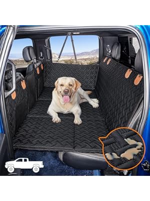 Photo 1 of Dog Back Seat Extender for Truck,Truck Dog Seat Cover Back Seat,Dog Hammock for Truck,Hard Bottom Seat Extender for Dogs,Pet Seat Covers for Dogs,Dog Seat Cover for F150/RAM1500/Silverado
