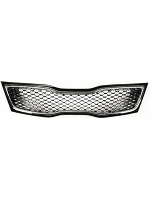 Photo 1 of PIT66 Front Upper Bumper Radiator Grille, Compatible with 2014-2015 Kia Optima #863502T700
2 pc