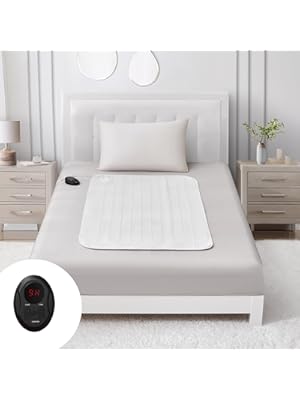 Photo 1 of Bwarm Electric Heated Mattress Pad Mini Twin Size, 31" x 55", Bed Warmer, 9 Heat Settings, 1-12 Hours Auto Off, Deep Pocket, Fast Heating, Machine Washable, Soft and Cozy
