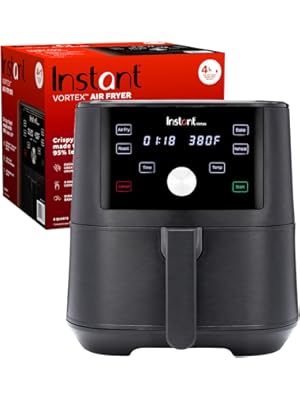 Photo 1 of Instant Pot Vortex 6QT XL Air Fryer, 4-in-1 Functions that Crisps, Roasts, Reheats, Bakes for Quick Easy Meals, 100+ In-App Recipes, is Dishwasher-Safe, from the Makers of Instant Pot, Black
