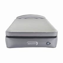 Photo 1 of AeroBed Comfort Lock Laminated Air Mattress w/ Built In Pump & Headboard, Queen