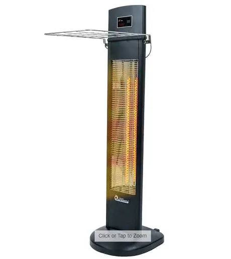 Photo 1 of Outdoor Portable infrared carbon heater, 1500w, W/ remote