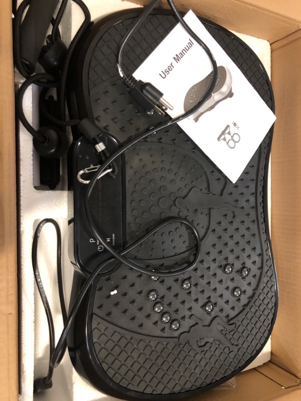 Photo 1 of Vibration Plate Exercise Machine, 180 Speed Levels Vibration Plate for Lymphatic Drainage, Whole Body Workout Vibrating Fitness Platform, Effective for Weight Loss, Shaping, Toning & Wellness