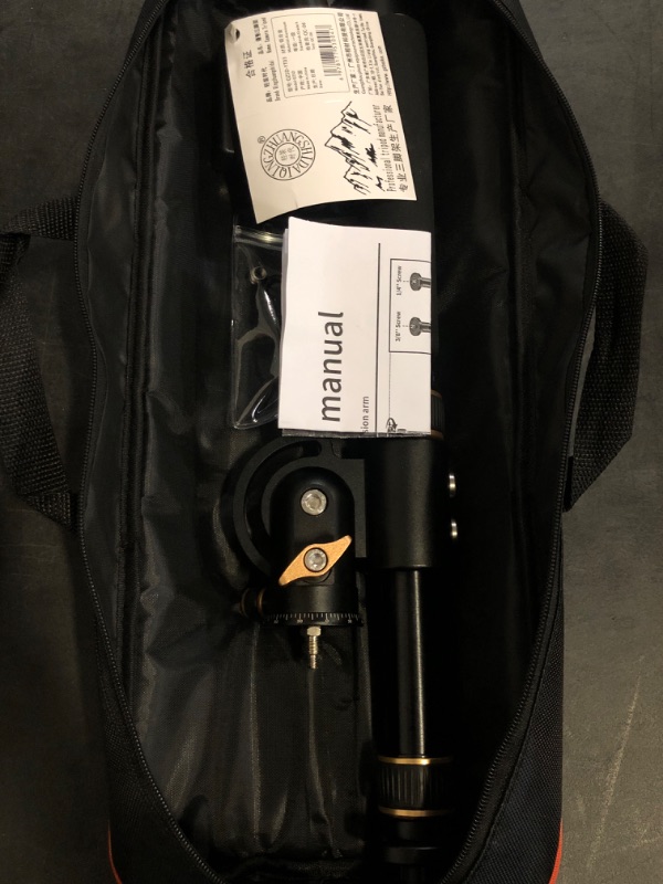 Photo 1 of 41" Aluminum Tripod Extension arm Retractable Horizontal Center Column arm with 1/4'' and 3/8'' scerws, 360° rotatable for Overhead, Multi-Angle Photography,Load Up to 33lbs,Tripod not Included