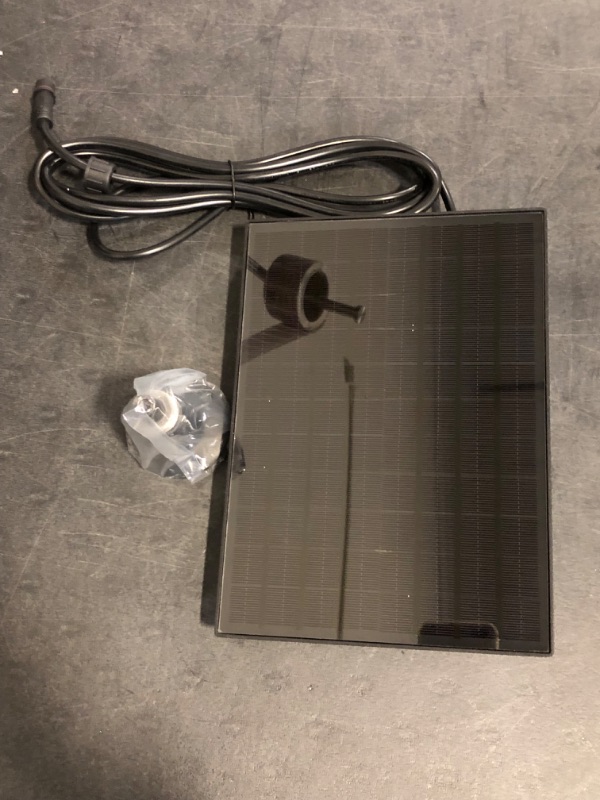 Photo 1 of 5W 5V Solar Panel for Security Camera IP66 Water Proof Outdoor Wireless Camera Charger with Micro USB Type C Interface
