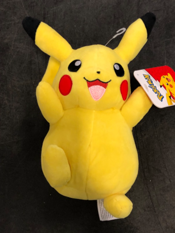 Photo 1 of Pokémon 8" Pikachu Plush - Officially Licensed - Generation One - Authentic Soft Stuffed Animal Toy Figure - Gift for Kids, Boys, Girls - 2+