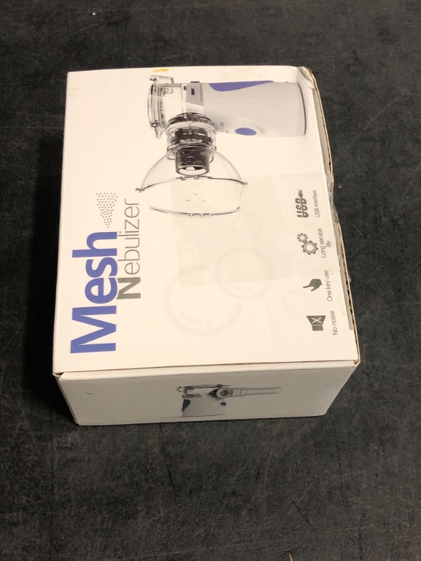 Photo 1 of Portable Nebulizer, Efficient Handheld Mesh Nebulizer for Adults and Kids, Nebulizer Machine with Metered-Dose Inhaler Accessory