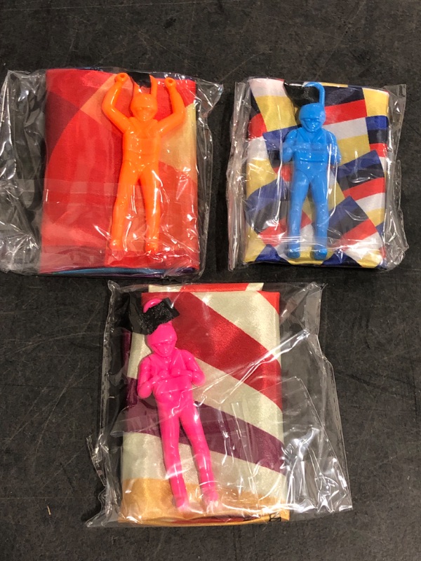 Photo 1 of nutty toys Parachute Toys for Kids - Tangle Free Outdoor Flying Parachute Men, Top Indoor & Outside for 3 4 5 6 7 8 9 10 11 12 Year Old, Best Easter Basket Stuffers Idea 2025, Unique Boy & Girl Gifts