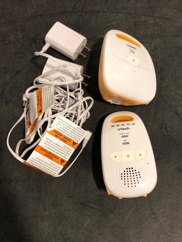 Photo 1 of VTech Upgraded Audio Baby Monitor with Rechargeable Battery, Long Range, and Crystal-Clear Sound