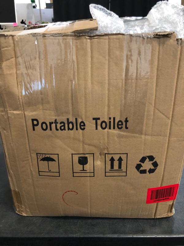 Photo 1 of YITAHOME Portable Toilet, Camping Toilet, Travel RV Toilet,5.3 Gallon Detachable Waste Tank, Double Water Spouts, Portable Toilet for Camping, Hiking, Hunting, Boating, Gray