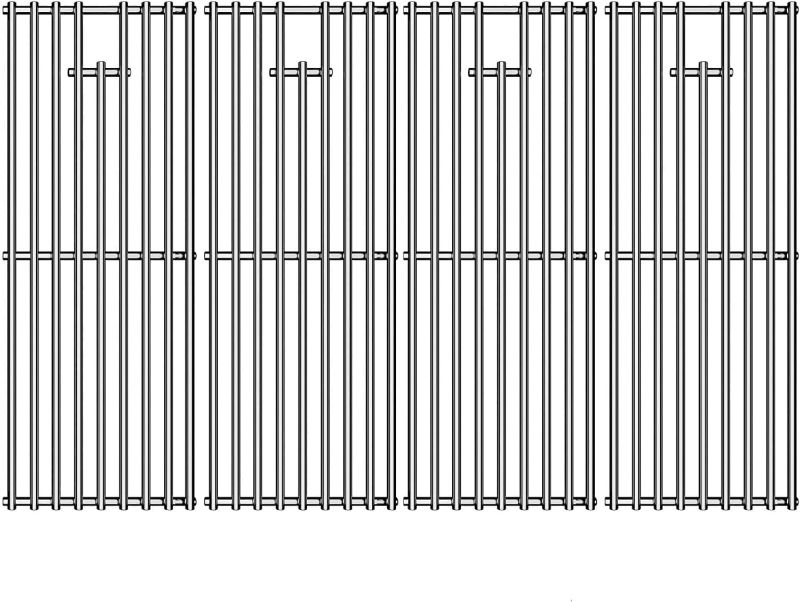 Photo 1 of 19.2 Inch Stainless Steel Cooking Grate for Home Depot Nexgrill 4 Burner 720-0830H, 720-0830D, 720-0783E, 720-0783C, BBQ Grids Grill Grates Replacement Parts for Kenmore Uniflame, Set of 4