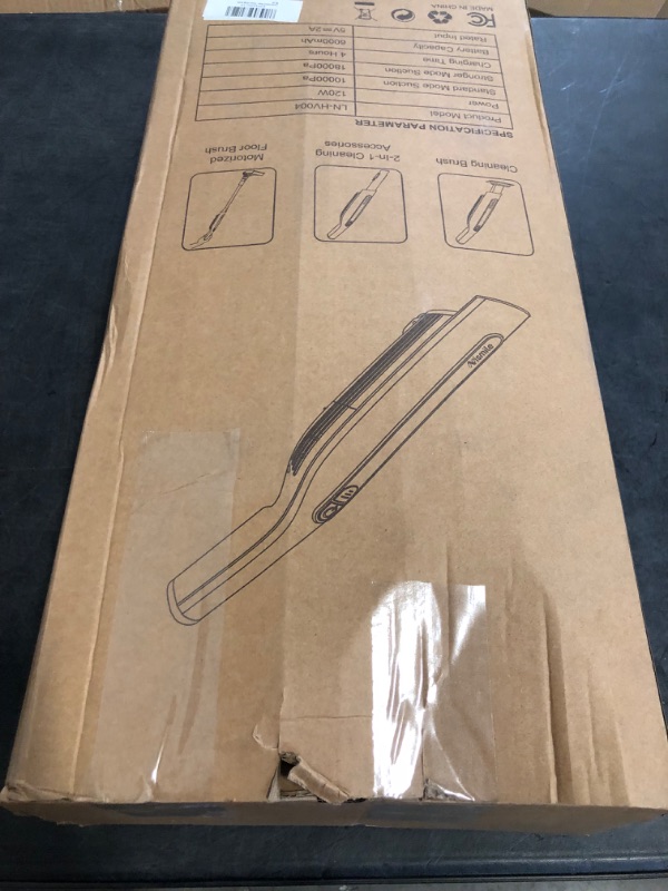 Photo 1 of Cordless Stick Rechargeable Vacuum Cleaner, Lightweight, 55min Runtime, 9 in 1 Powerful Suction, Self Standing, Anti Tangle LED Headlight, Ideal for Carpets, Hardwood Floors, Pet Hair, and Home
