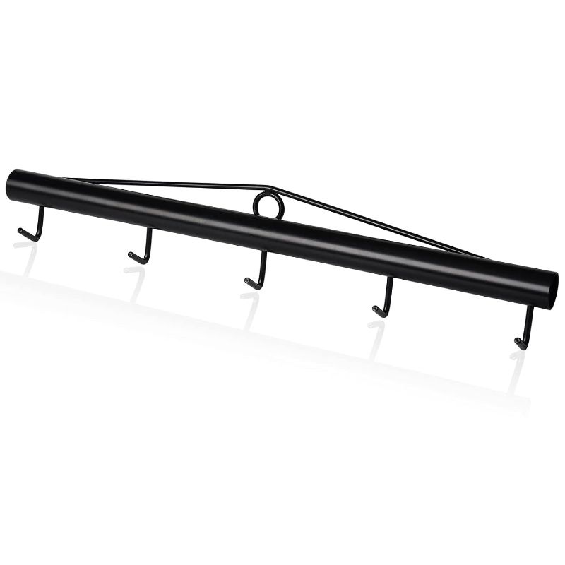 Photo 1 of Chain Link Fabric Fence Stretcher,5-Thicken Hook Bar,31.5 Inch Woven Wire Stretcher,Fence Stretcher Tool,Steel,Black