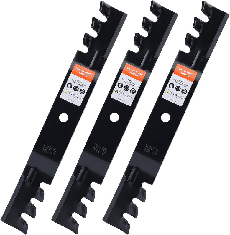 Photo 1 of SS5000 Timecutter 50 inch Mulching Blades for Toro Time Cutter MX5050 MX5000 MX5075 Z5000 70750 Zero Turn 50''Deck Mower Replace for 110-6837-03 115-5059-03 112-9759-03