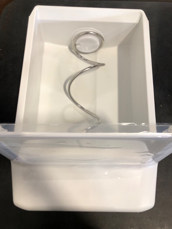Photo 1 of Upgraded WPW10558423 Refrigerator Ice Bucket Compatible with Whirlpool Ice Maker Replacement W10558423 Whirlpool Ice Bucket Ice Bin WRS325FDAM04, WRS315SDHM08, WRS325SDHZ, WRS315SDHZ Ice Maker Tray