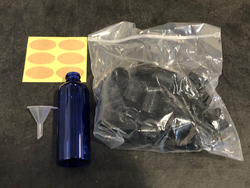 Photo 1 of 50 Pcs 4oz Empty Plastic Travel Bottles with Disc Top Flip Cap Small Travel Size Bottles Blue Refillable Empty Containers for Shampoo Lotion Liquid Body Soap Cream Toiletries