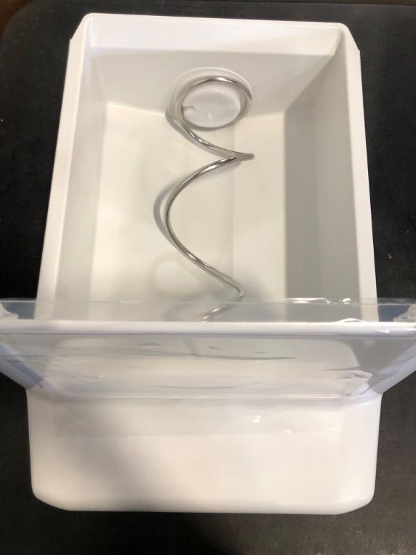 Photo 1 of Upgraded WPW10558423 Refrigerator Ice Bucket Compatible with Whirlpool Ice Maker Replacement W10558423 Whirlpool Ice Bucket Ice Bin WRS325FDAM04, WRS315SDHM08, WRS325SDHZ, WRS315SDHZ Ice Maker Tray