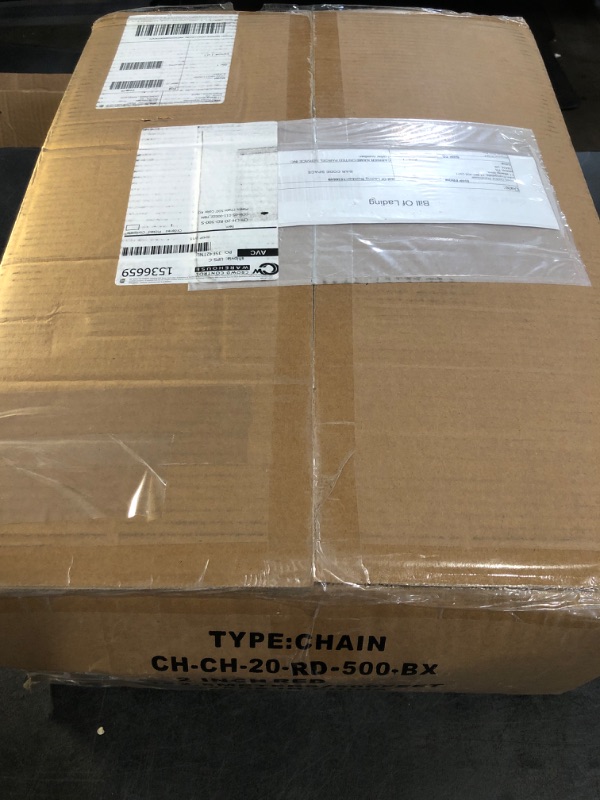 Photo 1 of Montour Line Plastic Chain Safety Barrier, Lightweight, Crowd Control Red 2 Inch 500 Foot Long