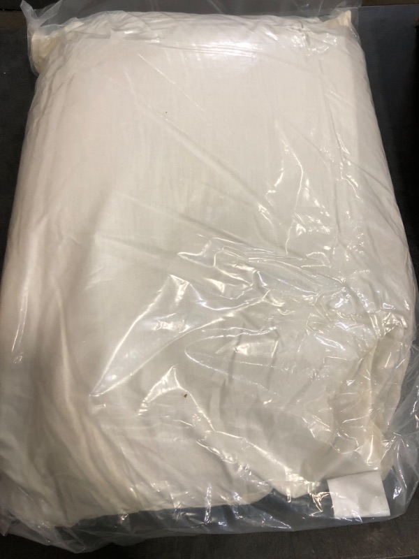 Photo 1 of USlixury Buckwheat Pillow 20"X26" - Adjustable Height and Firmness, Organic Buckwheat Pillow, Machine Washable Pillowcase, Firm Neck Support for Back/Side/Stomach Sleepers, White