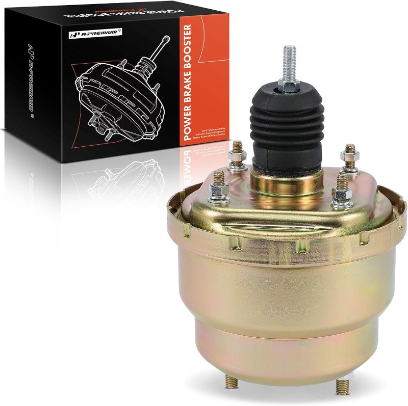 Photo 1 of A-Premium Vacuum Power Brake Booster Compatible with most Street Rods, Hot Rods, Muscle Car, Trucks and Vans, 7 Inch Dual Diaphragm, Without Master Cylinder, Replace# PB7537