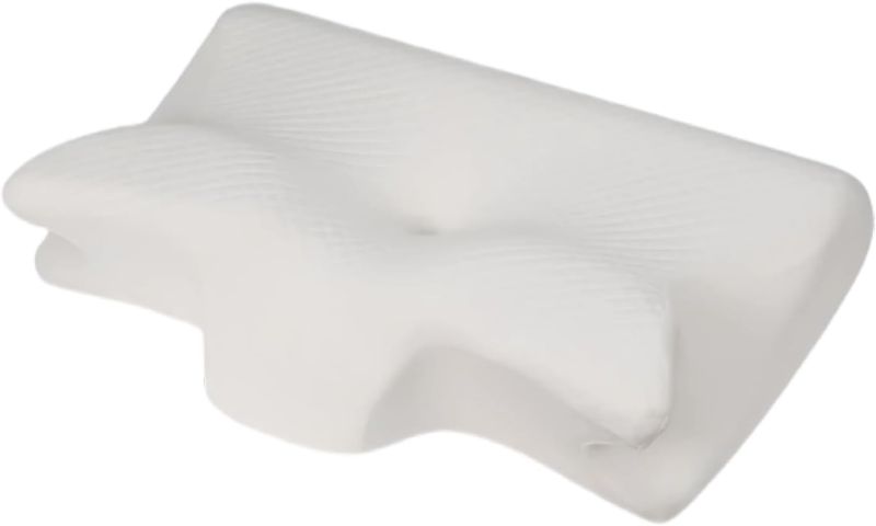 Photo 1 of Dirty* Memory Foam Cervical Pillow for Neck Pain Relief, Adjustable Ergonomic Contour Cooling & Breathable, 2-Sec Rebound Orthopedic Support for All Sleepers 3 Colors (White)