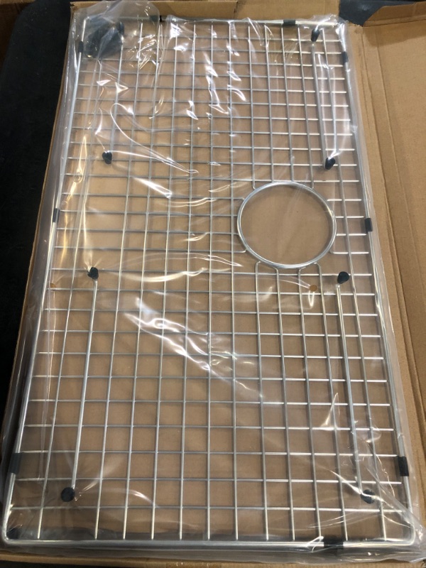 Photo 1 of Serene Valley Kitchen Sink Protector and Sink Bottom Grid NDG3219, 304 Premium Stainless Steel, dim 29 9/16" x 16 9/16"