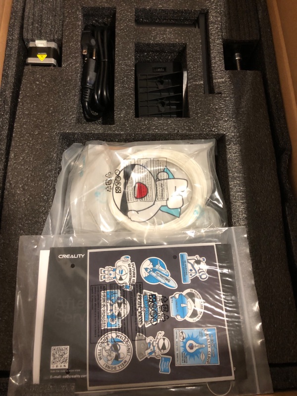 Photo 1 of Creality Ender 3 V3 SE 3D Printer, 250mm/s Faster Print Speed CR Touch Auto Leveling Sprite Direct Extruder Dual Z-Axis Auto Filament Loading Ender 3 Upgrade 3D Printer Print Size 8.66x8.66x9.84 inch