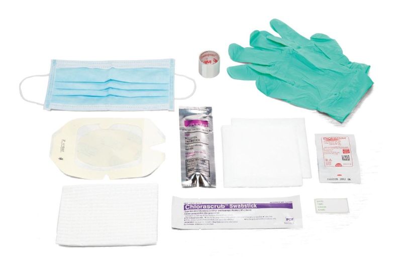 Photo 1 of Medline Central Line Dressing Trays with Chlorascrub (Pack of 40)