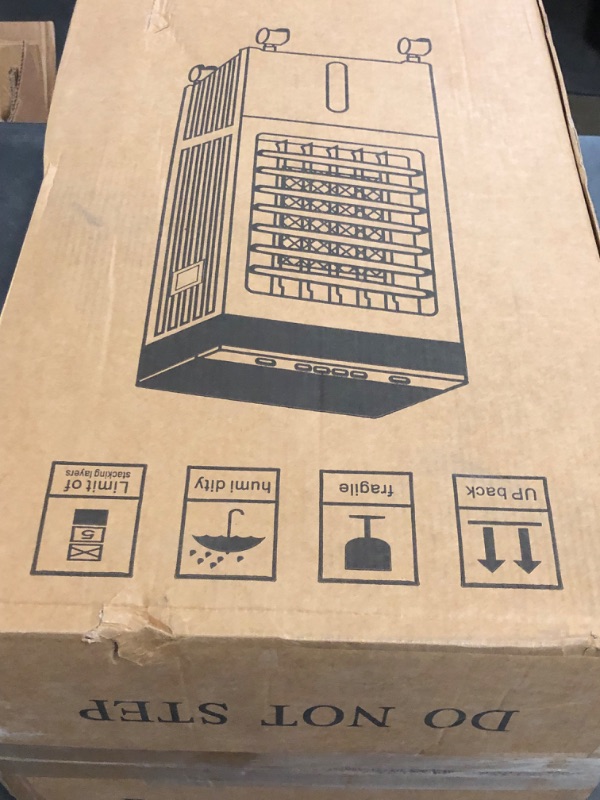 Photo 1 of *Minor Crack* Portable Air Conditioners, 3-IN-1 Portable AC Unit w/2.6 Gal Tank for 24H Cooling, 4 Modes & 3 Speeds, Windowless Air Conditioner w/7.5H Timer, Smart Remote, Swamp Cooler Air Conditioner for Bedroom