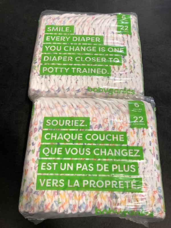 Photo 1 of Babyganics Disposable Diapers Box - Size 6 - 44ct