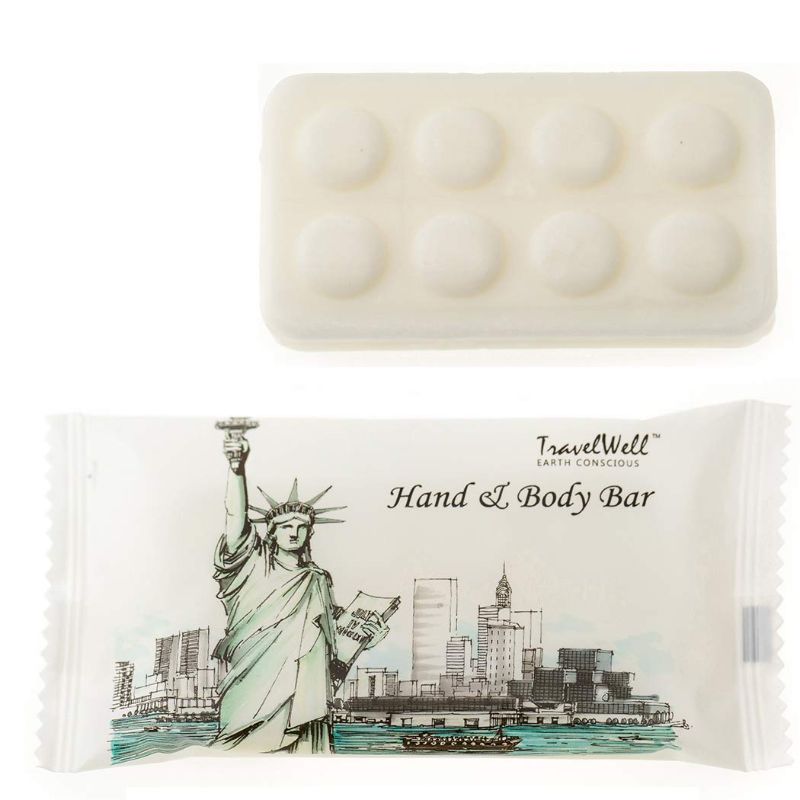 Photo 1 of Bar Soap Bulk - 300 Pack, 1.0 oz Rectangular Travel Size Soap Bars - Individually Wrapped for Hotels and Motels - Great for Vacation Rental and Airbnb Toiletries or Hygiene Kits Supplies