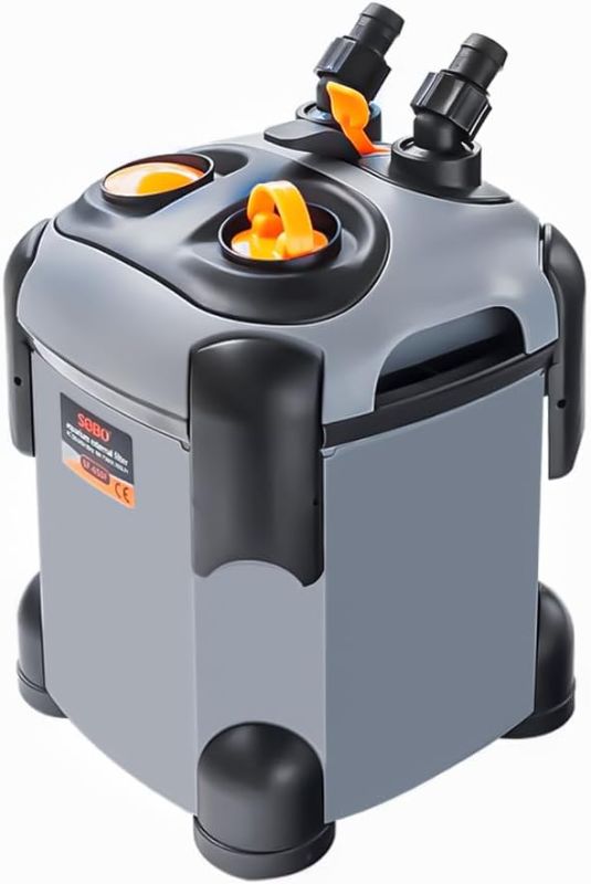 Photo 1 of Aquarium External Ultra-Quiet Canister Filter, Fish Tank Water Circulation Filter with Filter Media